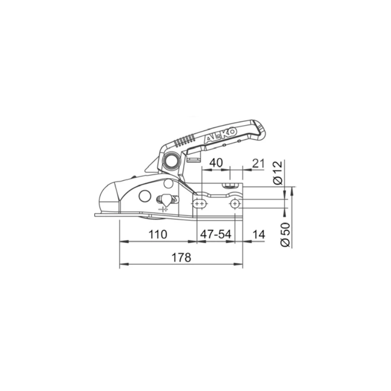AL-KO Tête D'attelage AK 161 5 AL-KO Tête D'attelage AK 161 – Image 5