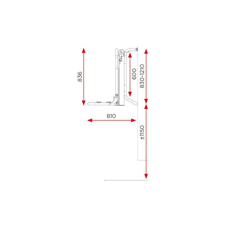 BR-SYSTEMS Bike Lift Short 2 BR-SYSTEMS Bike Lift Short – Image 2