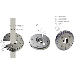 CAO Lampe Tente / Parasol 9 CAO Lampe Tente / Parasol -Magasin De Matériel De Camping cao lampe tente parasol 3