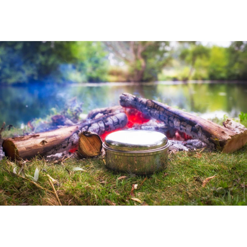 CAO Popote Scout Inox 1 Personne 2 CAO Popote Scout Inox 1 Personne – Image 2