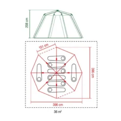 COLEMAN Octagon BlackOut 7 COLEMAN Octagon BlackOut -Magasin De Matériel De Camping coleman octagon blackout 3