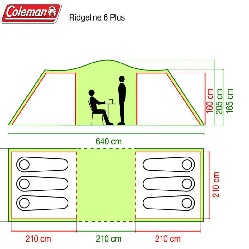 COLEMAN Ridgeline 6 Plus 5 COLEMAN Ridgeline 6 Plus – Image 5