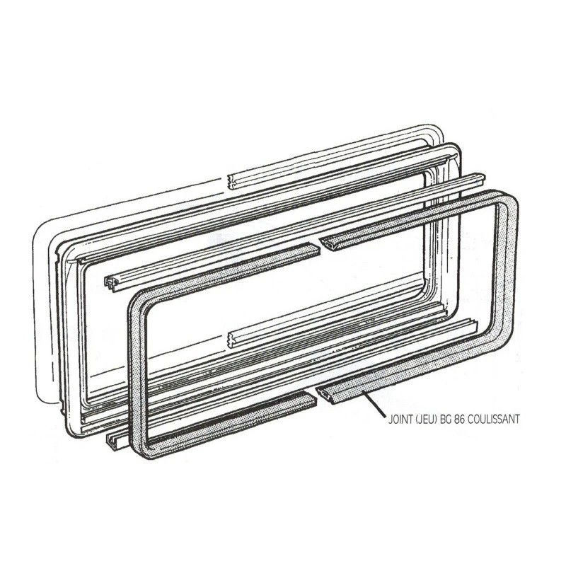 DOMETIC Joint Extérieur Baie S3/S4 Coulissante 1 DOMETIC Joint Extérieur Baie S3/S4 Coulissante