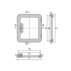 DOMETIC Portillon De Service SK 5 -Magasin De Matériel De Camping dometic portillon de service sk 5 3