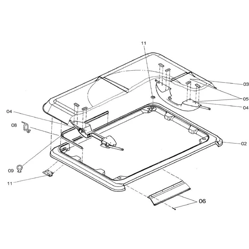 DOMETIC Heki 1 Pièces Détachées 2 DOMETIC Heki 1 Pièces Détachées – Image 2