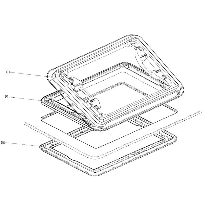 DOMETIC Heki 1 Pièces Détachées 1 DOMETIC Heki 1 Pièces Détachées