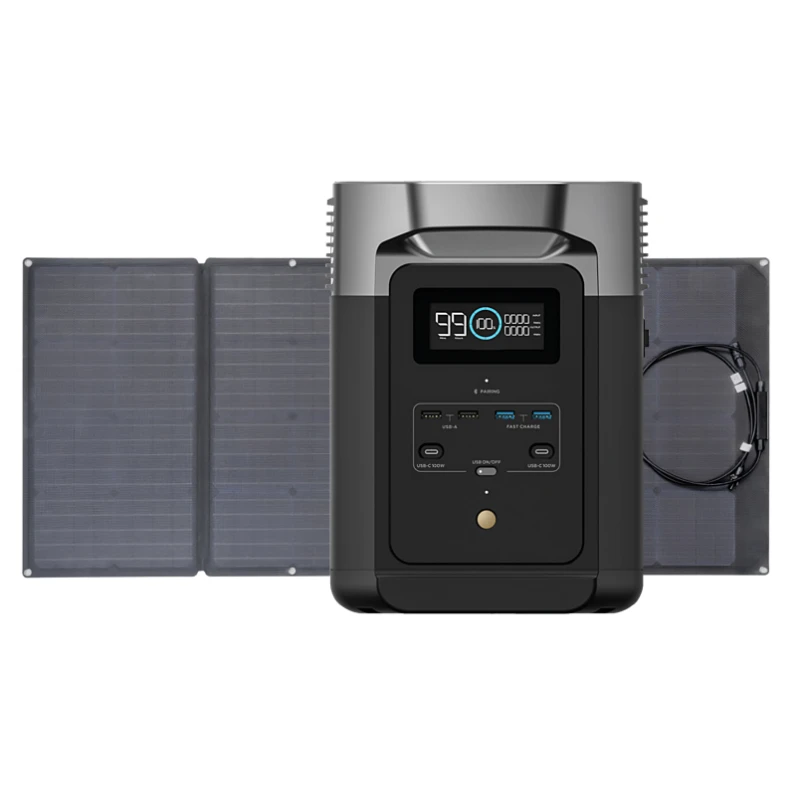ECOFLOW Delta 2 1024 Wh + Panneau Solaire 160 W 1 ECOFLOW Delta 2 1024 Wh + Panneau Solaire 160 W