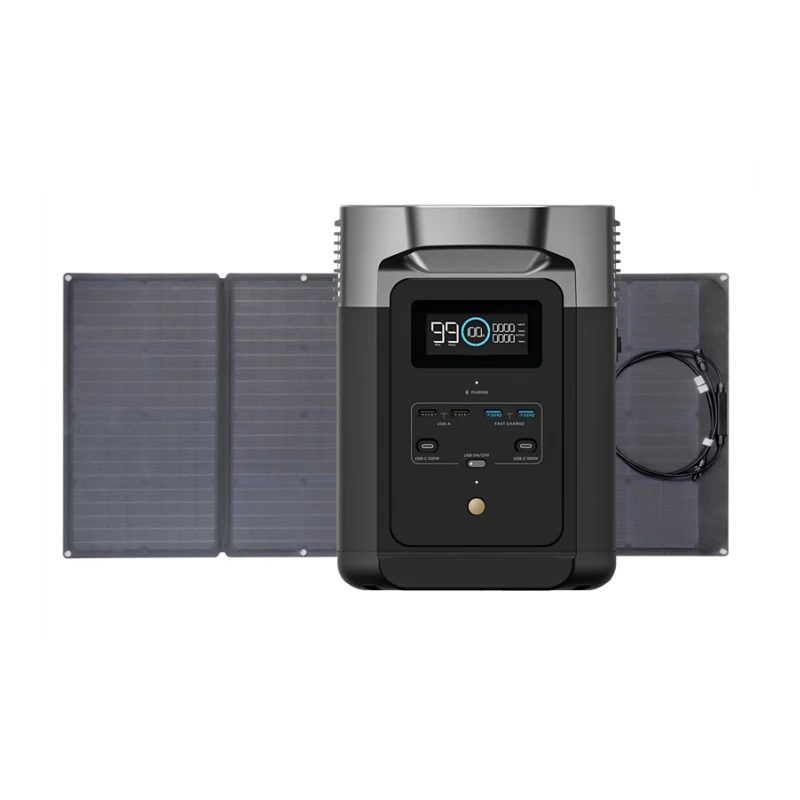 ECOFLOW Delta 2 1024 Wh + Panneau Solaire 400 W 1 ECOFLOW Delta 2 1024 Wh + Panneau Solaire 400 W