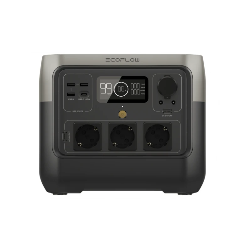 ECOFLOW River 2 Pro 768 Wh + Panneaux Solaires 2 X 110 W 2 ECOFLOW River 2 Pro 768 Wh + Panneaux Solaires 2 X 110 W – Image 2