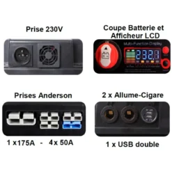 EM PowerBox 1280 Wh + 1000W / 230V 11 EM PowerBox 1280 Wh + 1000W / 230V -Magasin De Matériel De Camping em powerbox 1280 wh 1000w 230v 3