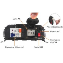 EM Convertisseur PSW-DIF 350 W -Magasin De Matériel De Camping energie mobile psw dif 350 w 3