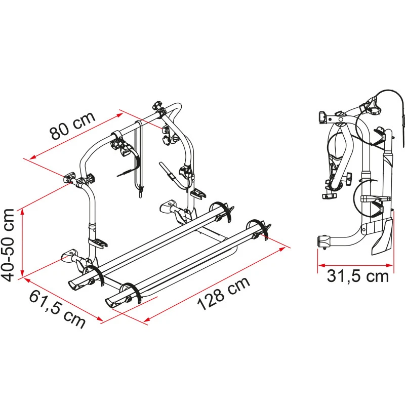 FIAMMA Carry Bike Pro L80 2 FIAMMA Carry Bike Pro L80 – Image 2