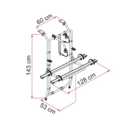 FIAMMA Carry Bike | Trafic 2 Et 3 - Hayon 5 FIAMMA Carry Bike | Trafic 2 Et 3 - Hayon -Magasin De Matériel De Camping fiamma carry bike trafic 2 3 hayon 2