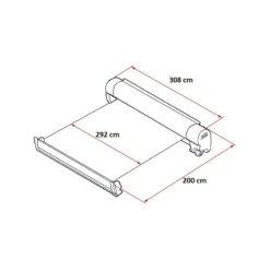 FIAMMA F45 S 300 | VW T5 T6 L2 18 FIAMMA F45 S 300 | VW T5 T6 L2 -Magasin De Matériel De Camping fiamma f45 s 300 vw t5 t6 l2 7