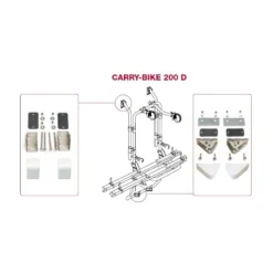Magasin De Matériel De Camping -Magasin De Matériel De Camping fiamma kit de fixation carry bike 200d 1
