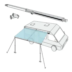 FIAMMA Rafter F45 / F80 / F65 -Magasin De Matériel De Camping fiamma rafter universel 4