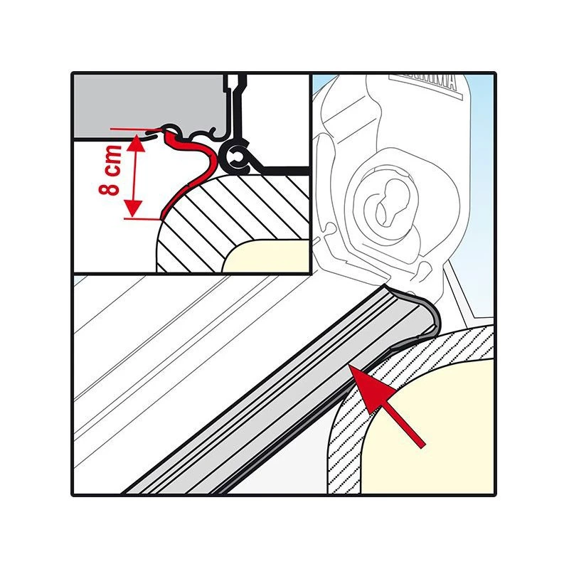 FIAMMA Rain Guard Lower F45 1 FIAMMA Rain Guard Lower F45