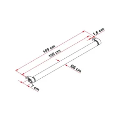 FIAMMA Roller Roof Rail -Magasin De Matériel De Camping fiamma roller roof rail 2
