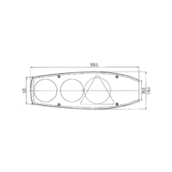 HELLA Feux Arrières Caraluna II Chromés Camping-car -Magasin De Matériel De Camping hella feux arrieres caraluna ii chromes 2