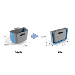 KAMPA Hanging Bin - Corbeille Compressible Suspendue -Magasin De Matériel De Camping kampa hanging bin corbeille compressible suspendue 2