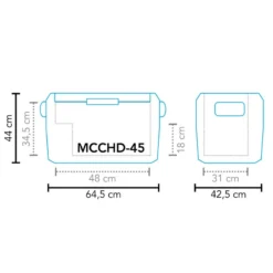 MESTIC Cool Box MCCHD-45 AC/DC 12 MESTIC Cool Box MCCHD-45 AC/DC -Magasin De Matériel De Camping mestic cool box mcchd 45 ac dc 2