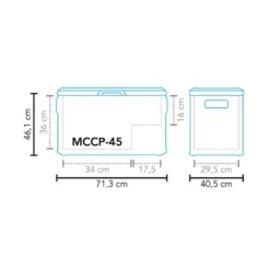 MESTIC Cool Box MCCP-45 AC/DC -Magasin De Matériel De Camping mestic cool box mccp 45 ac dc 2