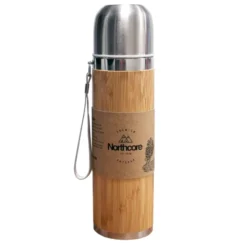 NORTHCORE Thermos® Bambou En Acier 360 Ml Avec Mug -Magasin De Matériel De Camping northcore thermos bambou en acier 360 ml avec mug 2