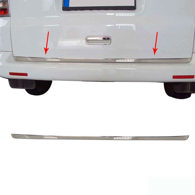 OMAC Baguette De Protection De Hayon Inox VW T5 1 OMAC Baguette De Protection De Hayon Inox VW T5