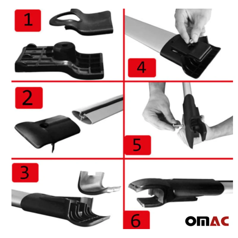 OMAC Barres De Toit Elegance X 2 Ford Transit 5 9 OMAC Barres De Toit Elegance X 2 Ford Transit 5 – Image 9