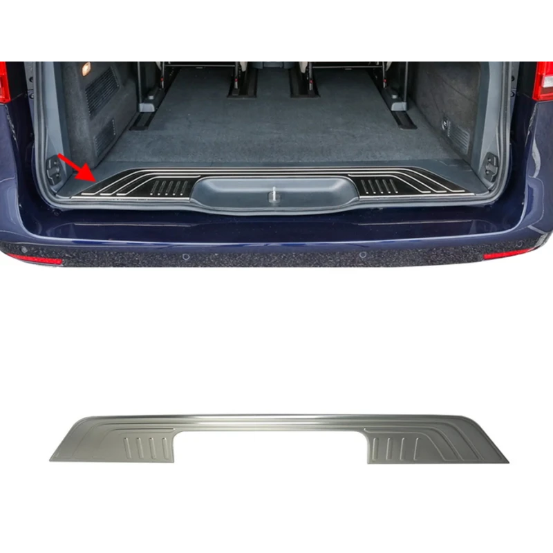 OMAC Protection Barre De Seuil Inox MB Vito W447 1 OMAC Protection Barre De Seuil Inox MB Vito W447