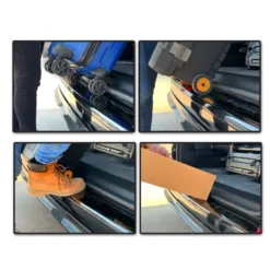 OMAC Protection Barre De Seuil Intérieur VW T6 -Magasin De Matériel De Camping omac protection barre de seuil interieur vw t6 2