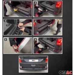 OMAC Protection Seuil De Coffre Carbone MB Vito W639 -Magasin De Matériel De Camping omac protection pare chocs carbon mb vito w639 5