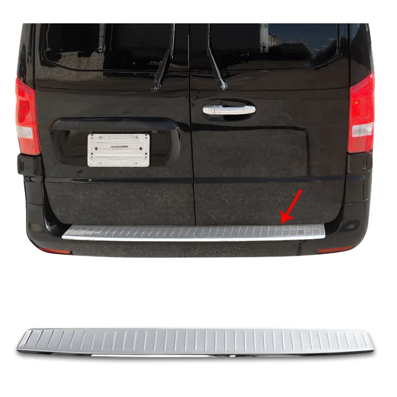 OMAC Protection Seuil De Coffre Inox MB Vito W447 1 OMAC Protection Seuil De Coffre Inox MB Vito W447