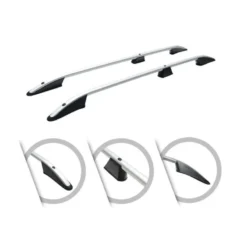 OMAC Rails De Toit Gris MB Vito W447 -Magasin De Matériel De Camping omac rails de toit gris mb vito w447 1