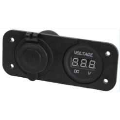OSCULATI Prise 12V + Voltmètre