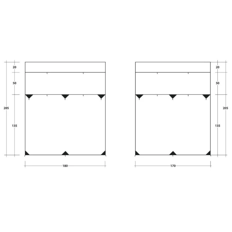 Outwell OUTWEL Fallcrest Tarp Panneaux Latéraux 7 Outwell OUTWEL Fallcrest Tarp Panneaux Latéraux – Image 7