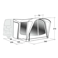 OUTWELL Newburg 160 Air -Magasin De Matériel De Camping outwell newburg 160 air 3