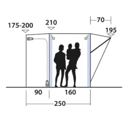 OUTWELL Newburg 160 Air -Magasin De Matériel De Camping outwell newburg 160 air 5