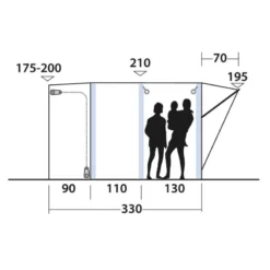 OUTWELL Newburg 240 Air 28 OUTWELL Newburg 240 Air -Magasin De Matériel De Camping outwell newburg 240 air 13