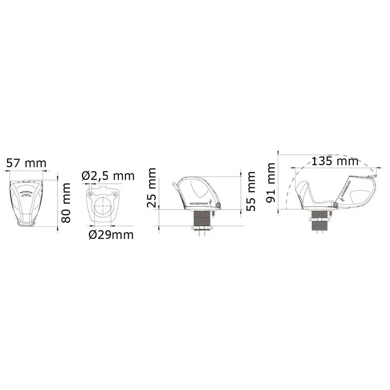 SCANSTRUT Prise Double USB étanche 5 SCANSTRUT Prise Double USB étanche – Image 5