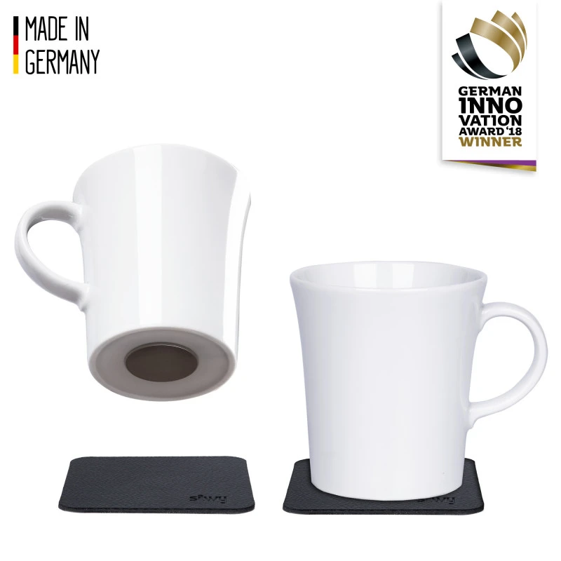 SILWY Lot De 2 Tasses Magnétiques 1 SILWY Lot De 2 Tasses Magnétiques