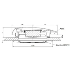 SIROCO Aérateur 3003 + Sensyo 24 V -Magasin De Matériel De Camping siroco aerateur 3003 sensyo 3