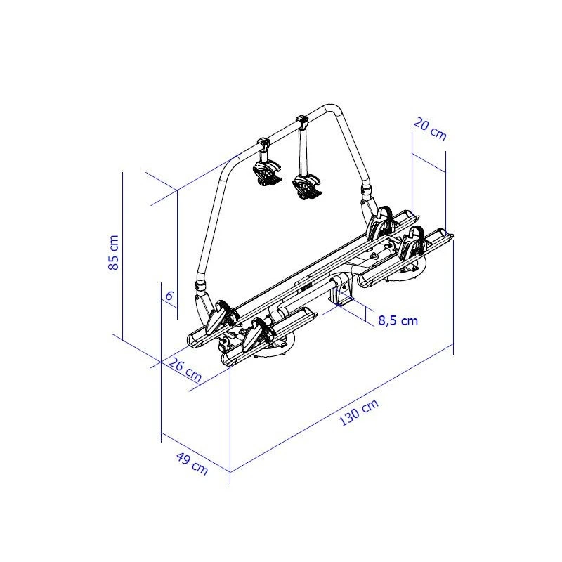THULE Caravan Superb XT Black Short 2 THULE Caravan Superb XT Black Short – Image 2