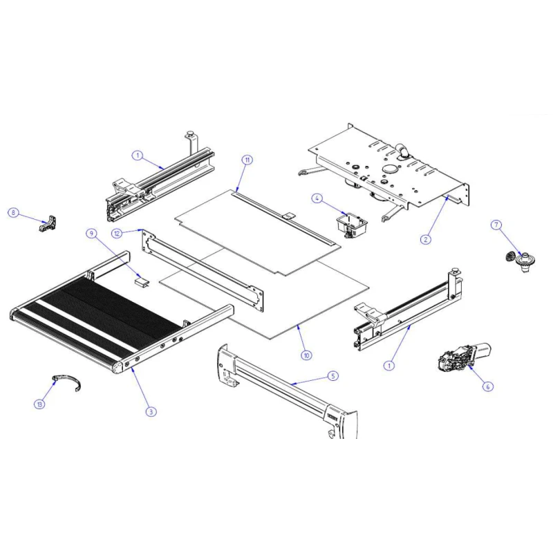 THULE Pièces Détachées Slide-Out Step V19 Ducato 1 THULE Pièces Détachées Slide-Out Step V19 Ducato