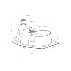 TROBOLO Séparateur Gris Avec Siège De Toilette -Magasin De Matériel De Camping trobolo separateur gris avec siege de toilette 11