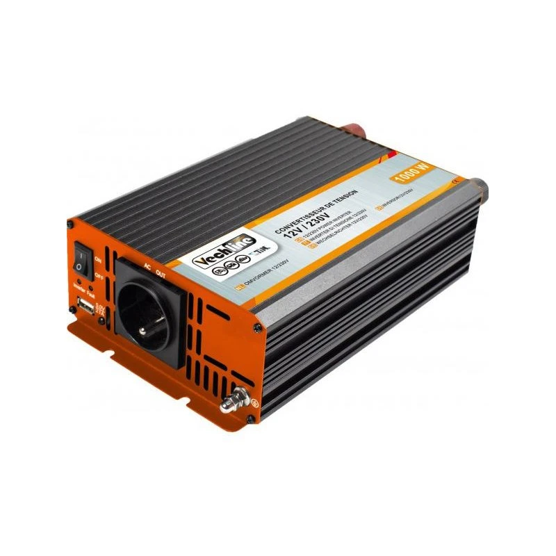 VECHLINE Convertisseur 12/230V | 1000W Quasi Sinus 1 VECHLINE Convertisseur 12/230V | 1000W Quasi Sinus